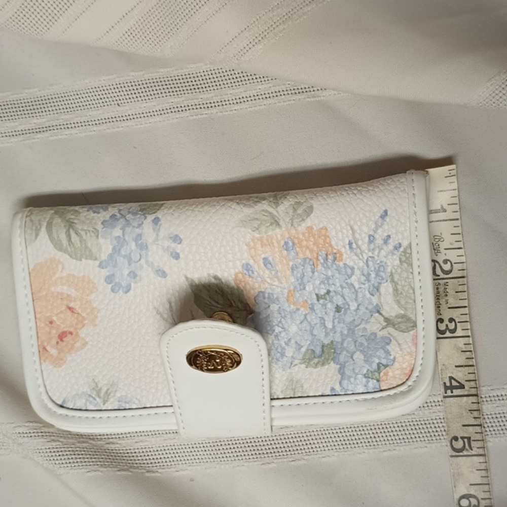 Vintage LVJ Floral Cream | Floral Women's Wallet - Picture 6 of 6